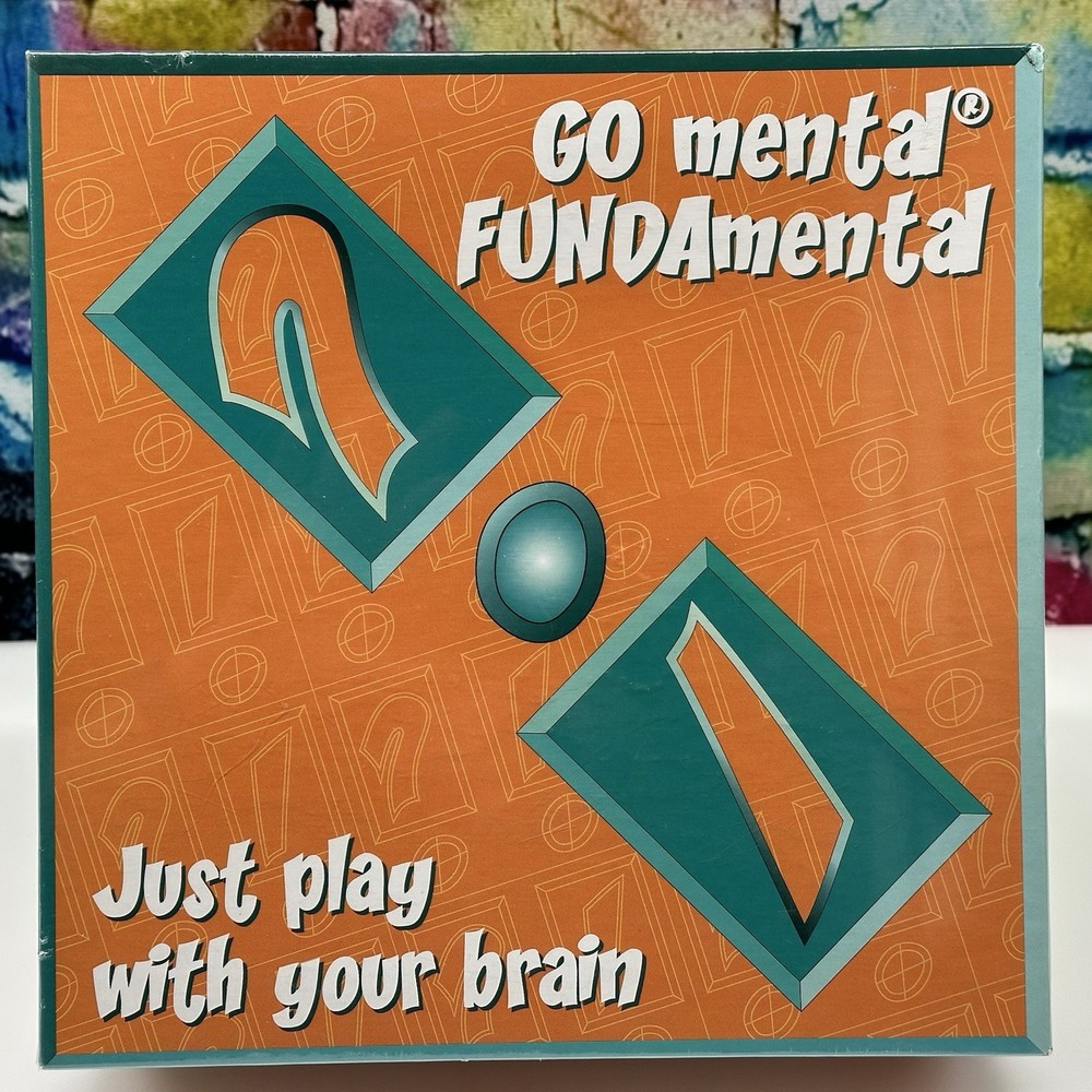 GO mental FUNDAmental Educational Question Game Ages 8+ Play With Your Brain NEW