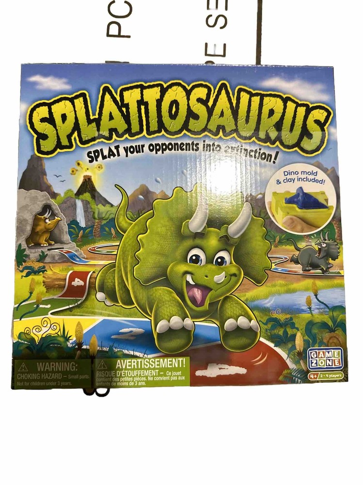 Splattosaurus Board Game for Indoor Play, for Children Ages 4 and Up