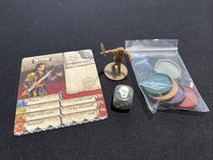 Cmon Zombicide Bruce Figure with Card, Bases, And Dice