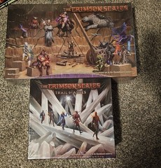 Gloomhaven Crimson Scales with Trail of Ashes +ALL Minis ALL-IN SHRINK RARE