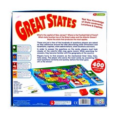 International Playthings Boardgame Great States (2013 Ed) Box Fair/NM