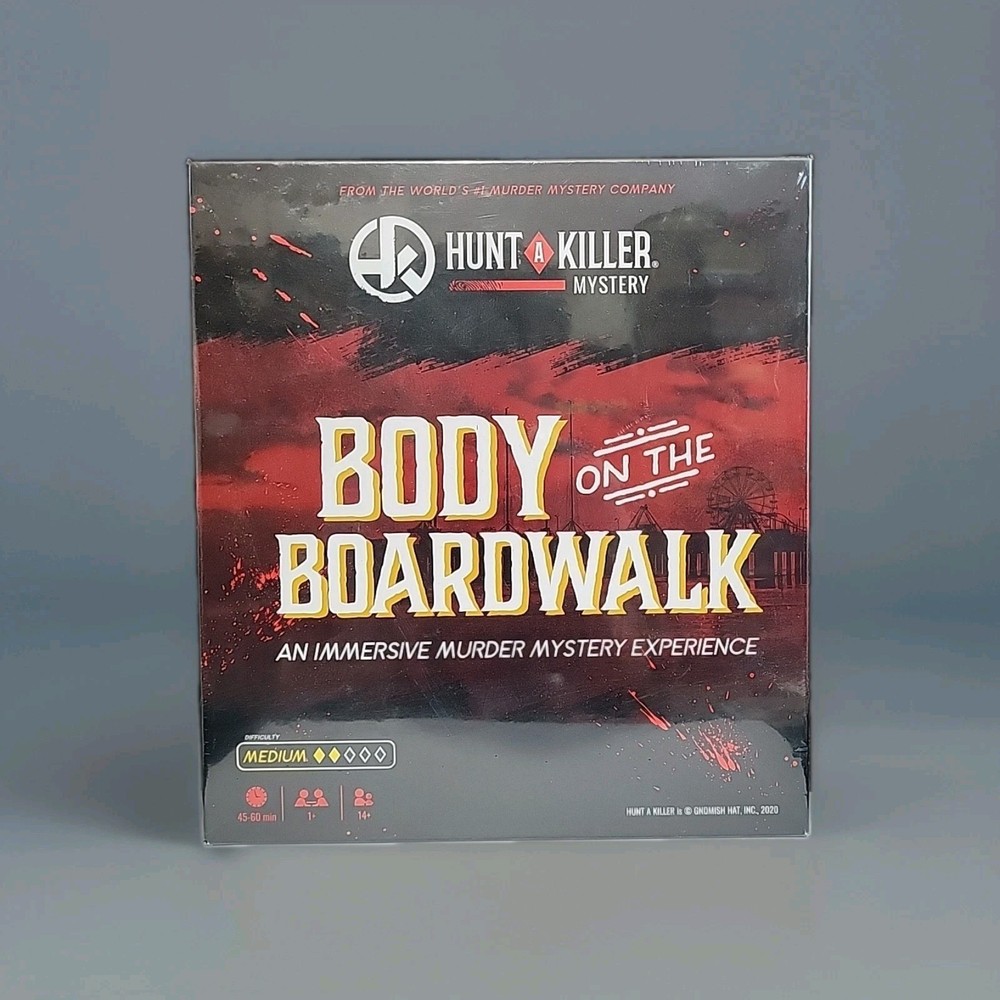 Hunt A Killer: Body On The Boardwalk Immersive Murder Mystery Board Game Sealed
