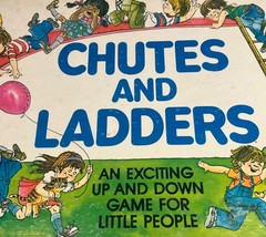 Vintage 1978 Milton Bradley Chutes and Ladders Board Game 2-4 Players 4+ Family