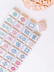 160 American Mahjong Tiles 3-Layer Acrylic pink Butterfly Pattern Engraved Set