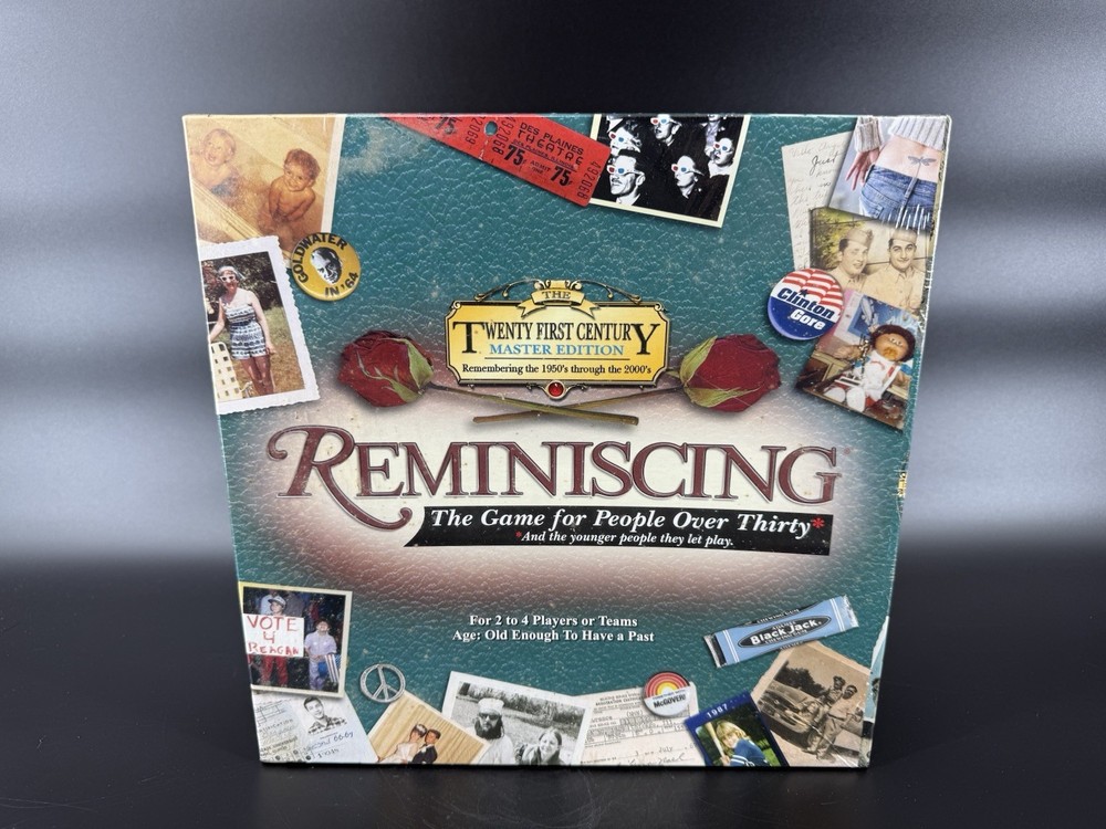 Reminiscing Board Game Twenty First Century Master Edition 1950s to 2000s New