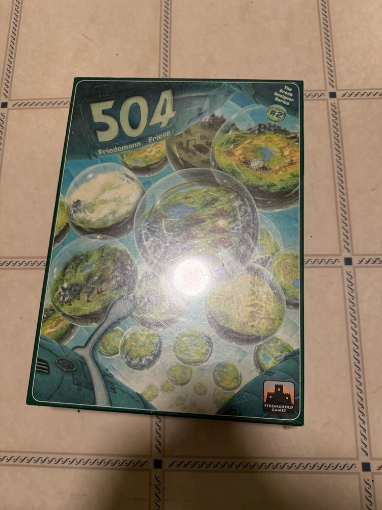 504 Board Game -Friedemann Friese -Stronghold Games-Strategy Game (New & Sealed)