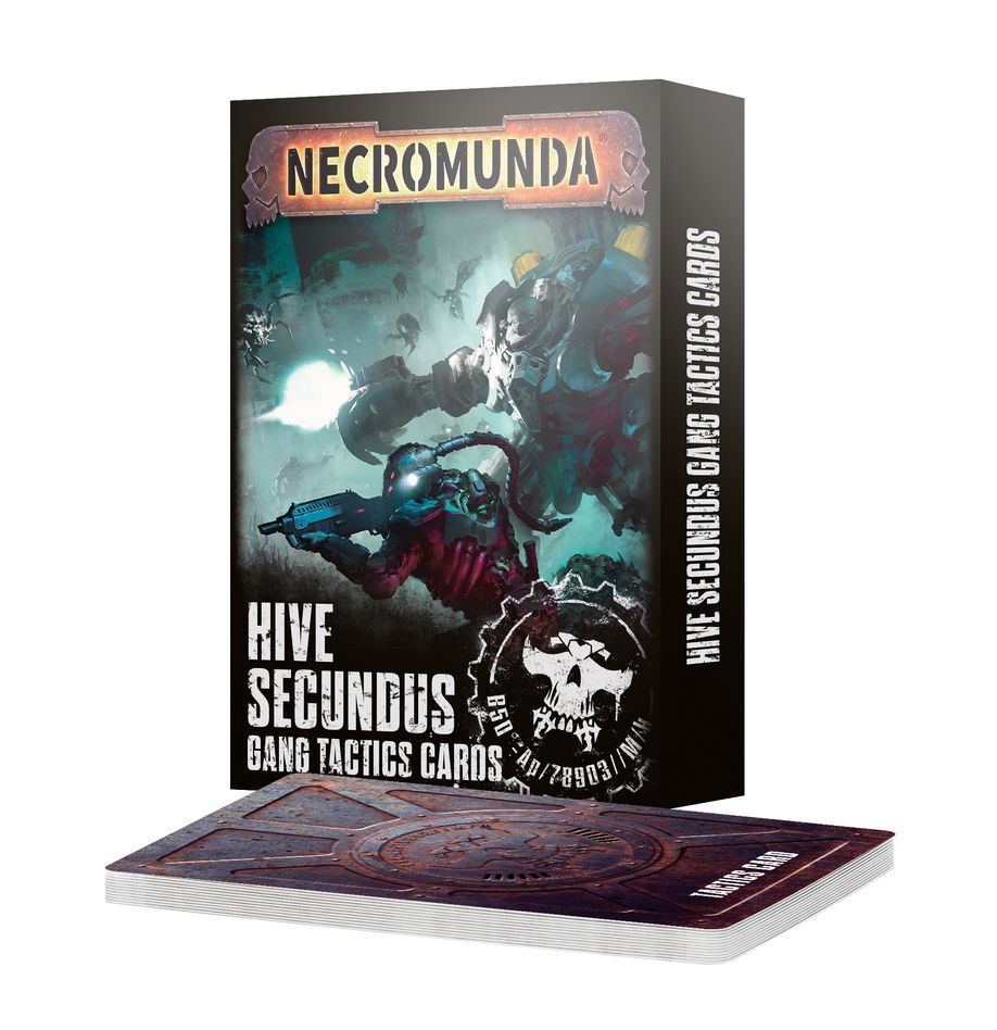 NECROMUNDA – HIVE SECUNDUS TACTICS CARDS – WARHAMMER – 8/31