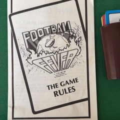 Vintage Football Fever Board Game Strategy Sports Briefcase Complete