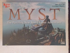 Myst Board Game 1998 University Games – Adventure Puzzle- Used Complete
