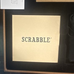 WS Game Company Scrabble Wooden Board Game Set, Ages 8+ (2021)