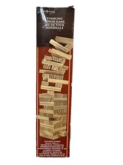 NEW Mini Wooden Blocks Tumbling Tower Game-72 Pieces Strategy FREE SHIPPING