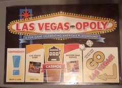 LAS VEGAS – OPOLY VEGAS LOGO BOARD GAME GREAT FOR ANY COLLECTION NEW AND SEALED!