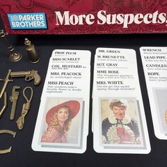 Clue Master Detective Board Game Parker Brothers Complete Vintage 1988