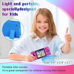 Handheld Game for Kids ，Built-in 220 32-bit Video Games, 3.0” IPS Screen, Rec…