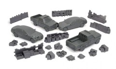 Mantic Games 28mm Terrain Crate – Street Scatter – Walking Dead