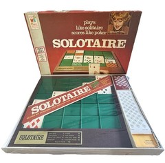 Vintage 1973 New Sealed SOLOTAIRE Solitaire Game ~ Milton Bradley Lucille Ball