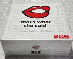 That’s What She Said – The Twisted Party Game, New, Sealed box