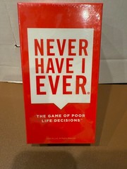 Never Have I Ever The Game of Poor Life Decisions – 00137 FACTORY SEALED