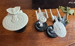 Star Trek Fleet Captains Board Game NECA WizKids HeroClix 2011 Complete 2011- NM