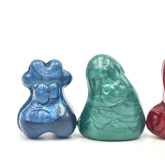 Lot of ORIGINAL 1996 Mixed color Metallic Toothpaste Gogos Crazy Bones