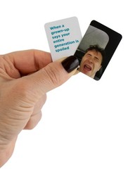 Worlds Smallest FAMILY Edition – WHAT DO YOU MEME? Card Game Pocket Size
