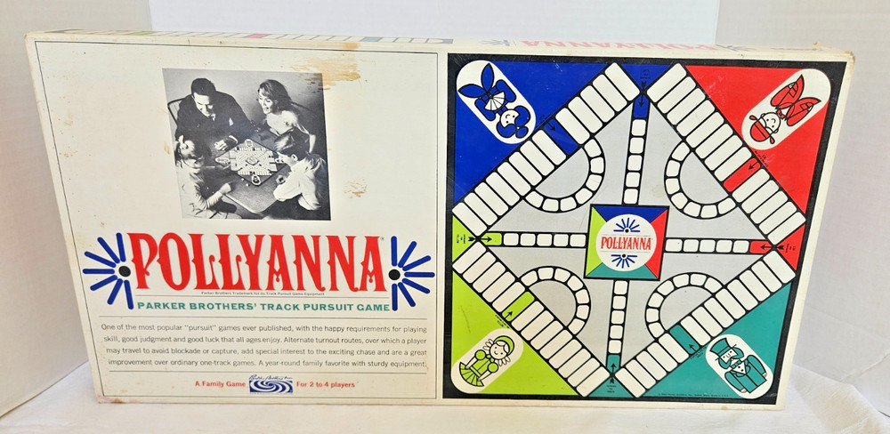 Vintage Parker Brothers 1967 Pollyanna Board Game Complete with Original Box