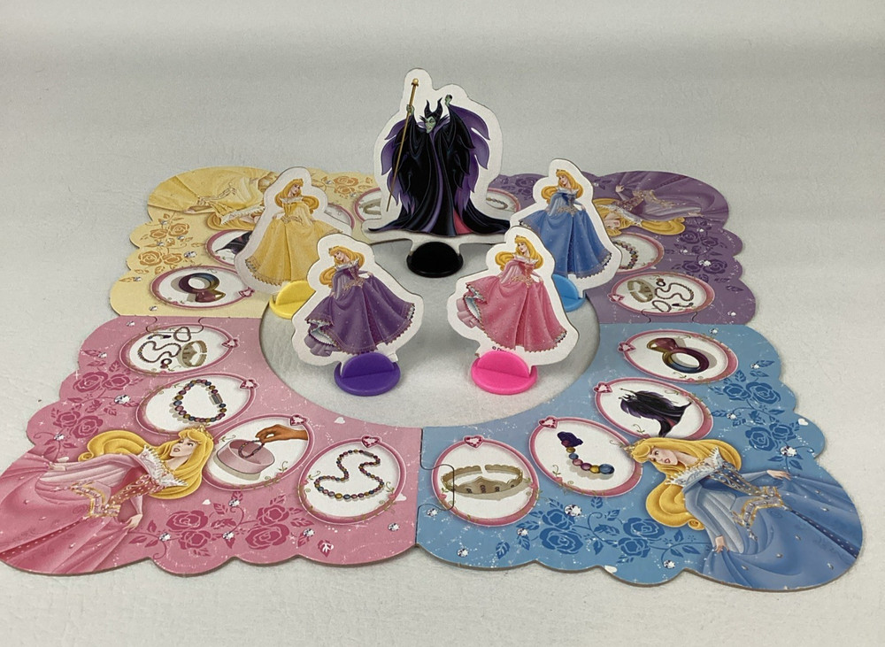 Pretty Pretty Princess Sleeping Beauty Aurora Board Game Tokens Movers 2008
