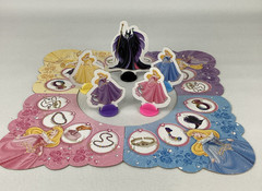 Pretty Pretty Princess Sleeping Beauty Aurora Board Game Tokens Movers 2008