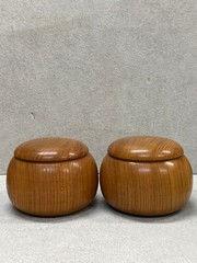Hyuga Clam Go Stones Size32 180pcs Nachiguro 180pcs & Go Bowls IGO Game Japan
