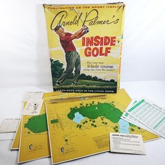 Vintage 1961 Arnold Palmer’s Inside Golf Board Game – Complete David Bremson Co.