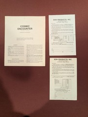 Cosmic Encounter 1ST PRINTING WITH EXPANSION #1, #2 AND 3 Alan Emrich Aliens