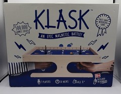Klask Tabletop Board Game. An Epic Magnetic Battle.