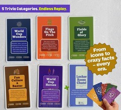 2026 World Cup Soccer Trivia Game, Nations & Icons – 150 Quiz Questions, 5 Fu…