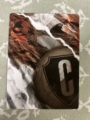 2015 DC Comics Crisis 2 Deck Game Booster Gold Oversize Crisis Super Hero Card!