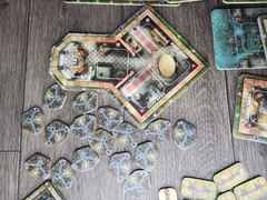 Heroes of Normandie Punchboard Tiles Pieces Expansions Devil Pig Games Lot – #2