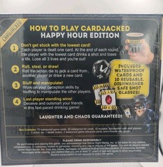 CARDJACKED Happy Hour Edition – Adult Drinking Game Age 21+ 4–10 Players 20 Mins