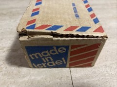 Vintage Rummikub Tile Game Set Wood Box Made in Israel 106 Tiles ~ 1987