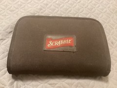SCRABBLE FOLIO/ TRAVEL EDITION COMPLETE, EXC. COND, 100 TILES/ FREE POSTAGE!!!!!