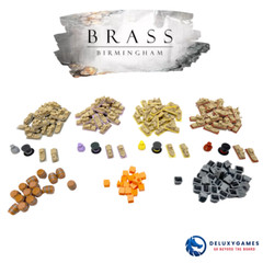 Brass Birmingham – 175 Deluxe Tokens (Score + income markers Free Gift)