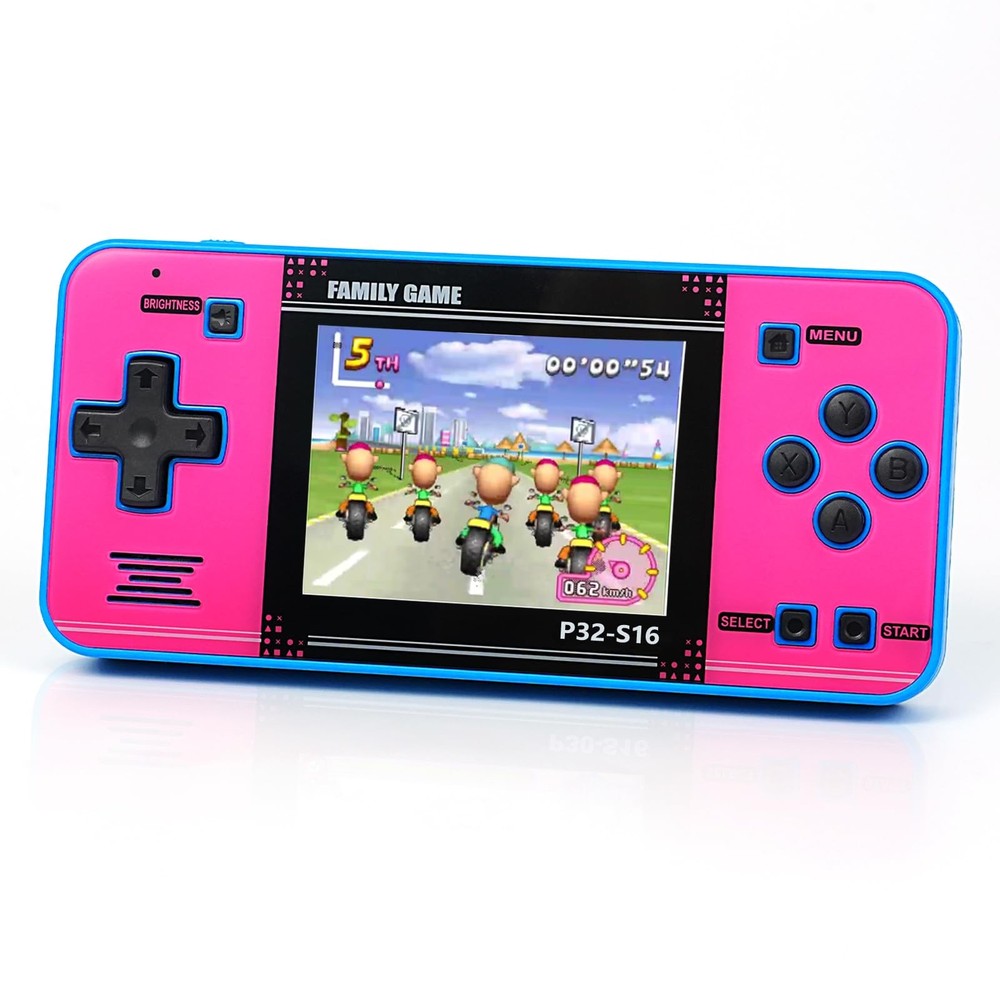 Handheld Game for Kids ，Built-in 220 32-bit Video Games, 3.0” IPS Screen, Rec…