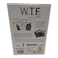 New What The Film Game, 3 to 8 Players, Ages 12 and Up 30 To 60 Minutes To Play
