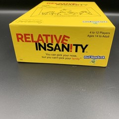 Relative Insanity Game -Jeff Foxworthy- Play Monster 4-12 Players /14+ Years Old