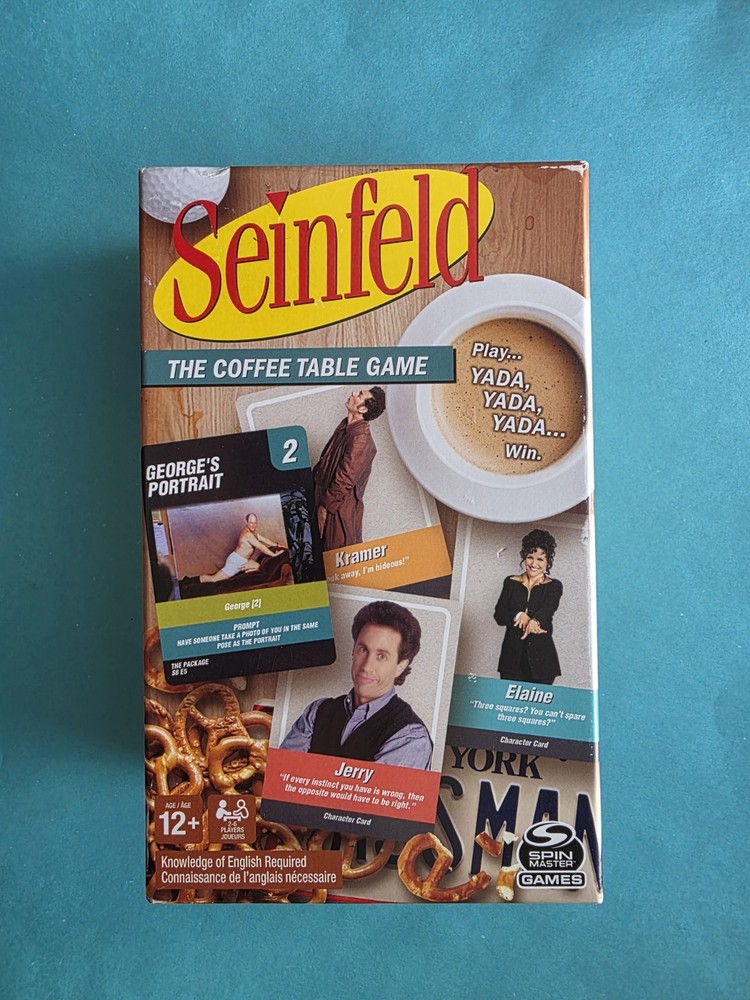 Seinfeld Coffee Table Game Spin Master Sealed Jerry Elaine Benes Television Show