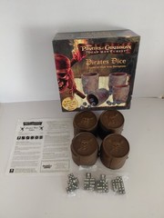 Dead Man’s Chest PIRATES DICE Game 100% COMPLETE Disney Pirates Of The Caribbean