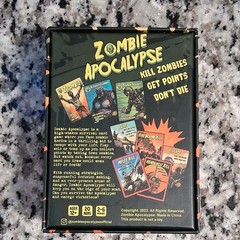 Zombie Apocalypse Card Game, Survival Strategy, Ages 12+, 2-6 Players, Zombies