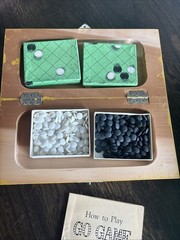 Vintage Go Game, Japanese Strategy Game, 1961 Complete W Instruction Book