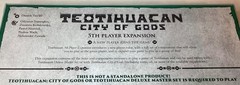 NEW TEOTIHUACAN CITY OF GODS 5TH PLAYER EXPANSION- GREEN PLAYER AGES 14+