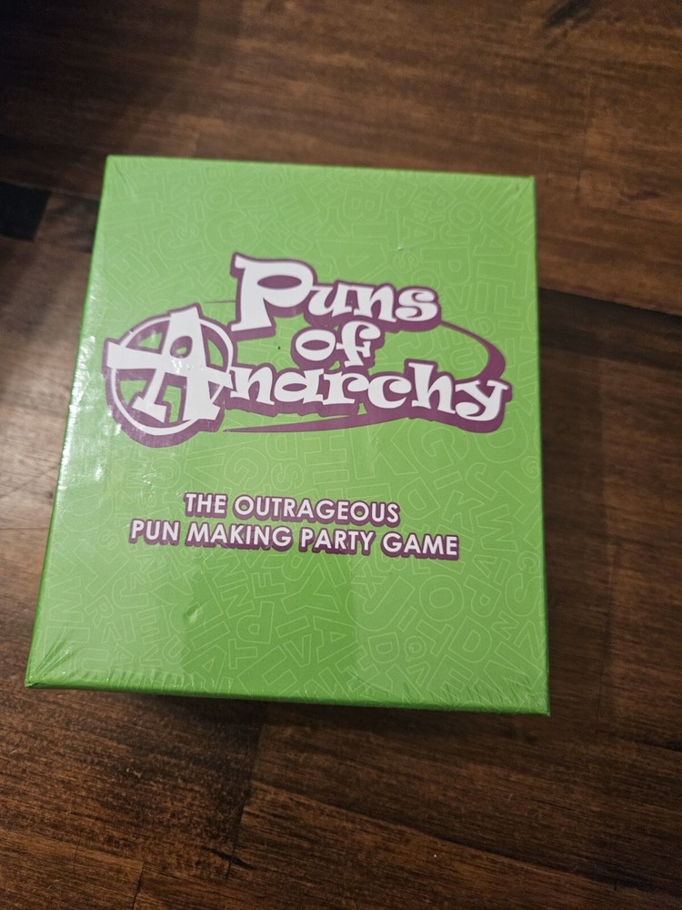 PUNS of ANARCHY The Outrageous Pun Making Party Game Deck Card Games SEALED