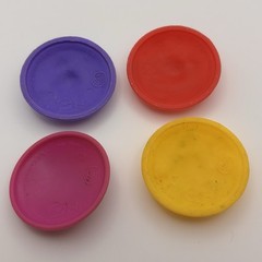 4 Sabritas Pambolazos POG Coin Mexico Rare Tazo Powerpuff Girls Cartoon Network