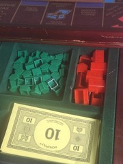 1991 Franklin Mint Deluxe Monopoly Collector’s Edition Wood Board Game